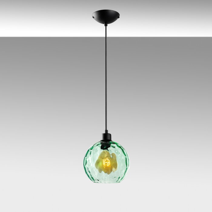 Opviq Benek - 20-14305 Lámpara de araña de metal verde ajustable